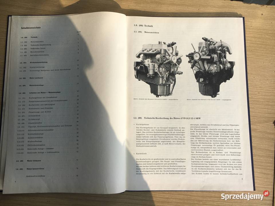 Motor D243 Instrukcja obsługi i napraw niski Łęczyca sprzedam