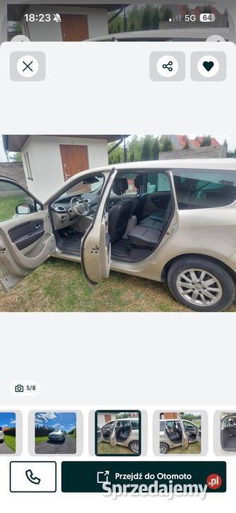 Renault grand scenic 3 radio Nowy Dwór Mazowiecki