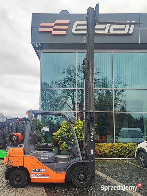 Wózek widłowy Toyota 028FGF25 25 tony triplex 47 Kęty