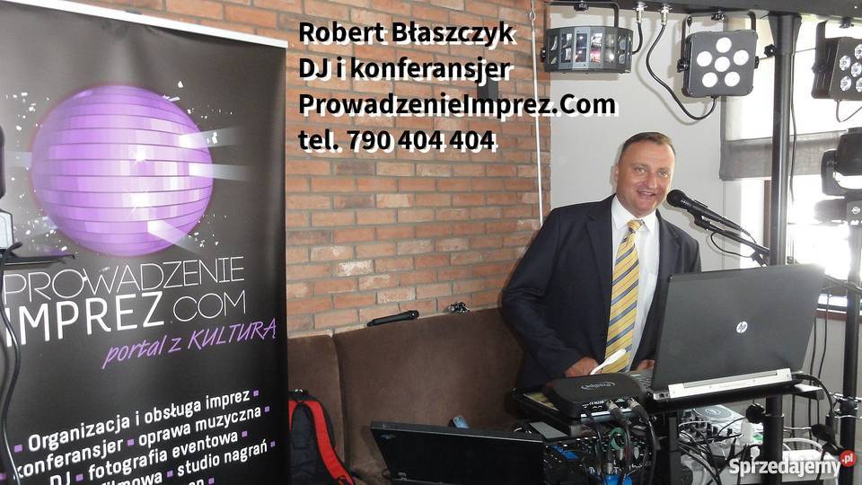 Robert Błaszczyk DJ konferansjer lektor dolnośląskie Wrocław