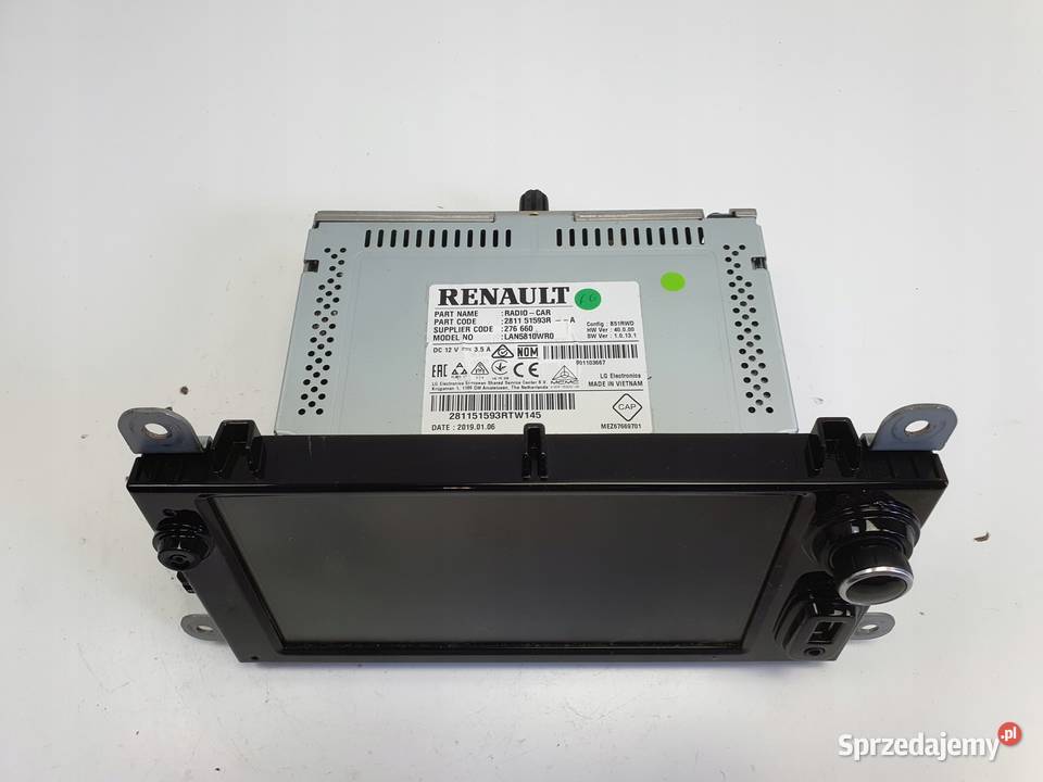 Renault Clio IV WYŚWIETLACZ NAWIGACJI Ekran lubelskie Rudka