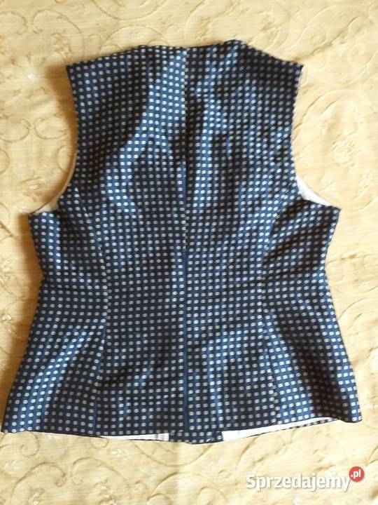 Kamizelka Damska Czarna Kwiatki 5 Guzików 2 kujawsko-pomorskie Bydgoszcz