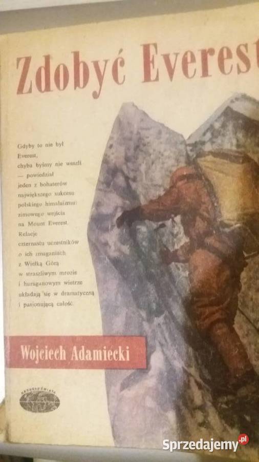 Zdobyć Everest Adamiecki Himalaje alpinizm góry Warszawa