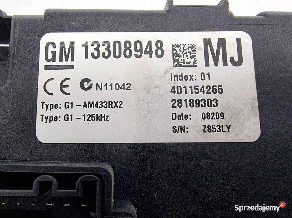 MODUŁ OPEL CORSA D 13308948 kujawsko-pomorskie Lipno