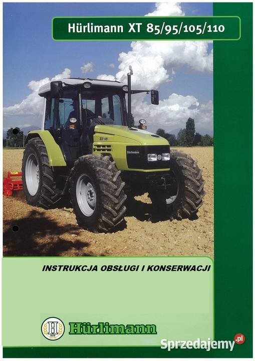 Instrukcja obsługi Hurlimann XT 85 95 105 110 Pozostałe wielkopolskie