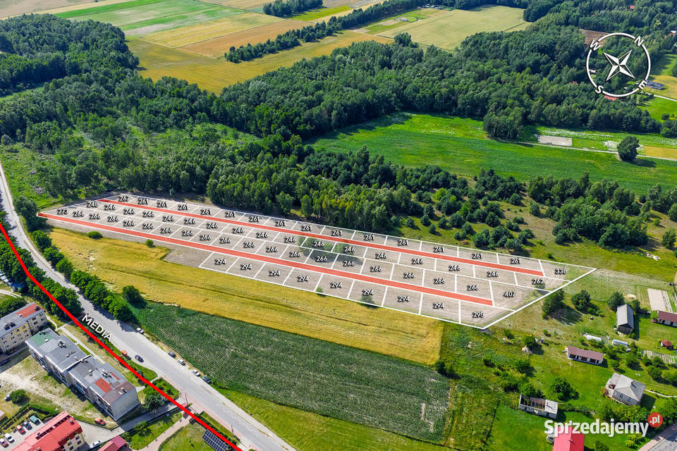 Jezioro Piaseczno działki plaży miejscowość