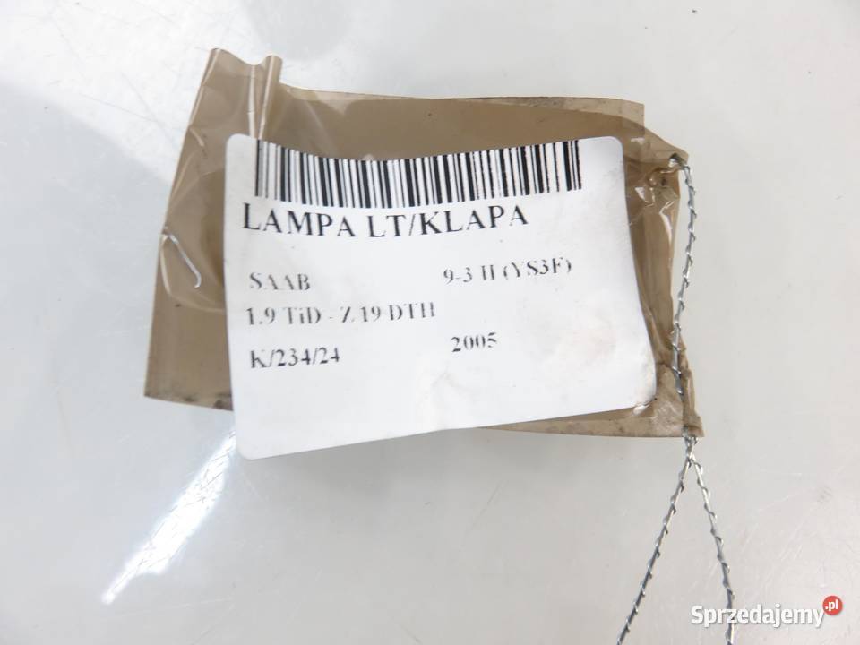 LAMPA LEWA TYLNA KLAPA SAAB 93 II 12785765 małopolskie sprzedam