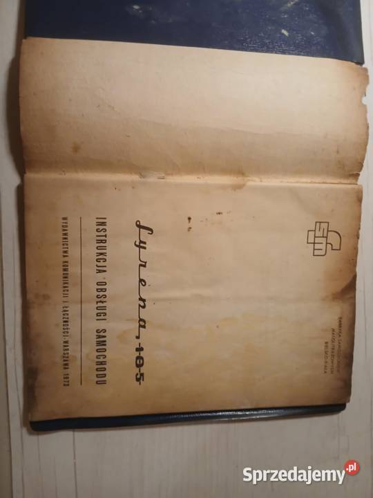 Syrena 105 instrukcja obsługi pojazdu Krosno