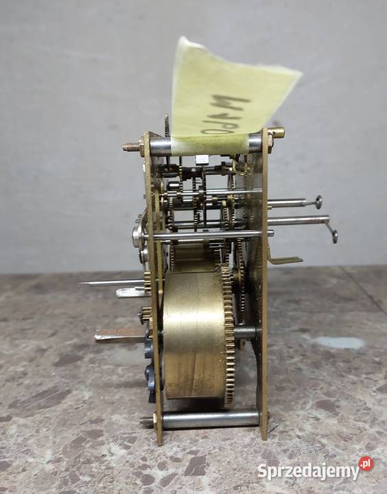 M160 Mechanizm starego zegara Gustav Becker GB Tczew