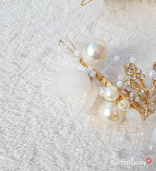 Ozdoba do włosów wianek tiara diadem ślub wesele Szczecin