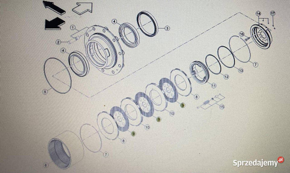 CLAAS 00 1158 116 0Claas tarcza hamulcowaClaas Jastrzębniki