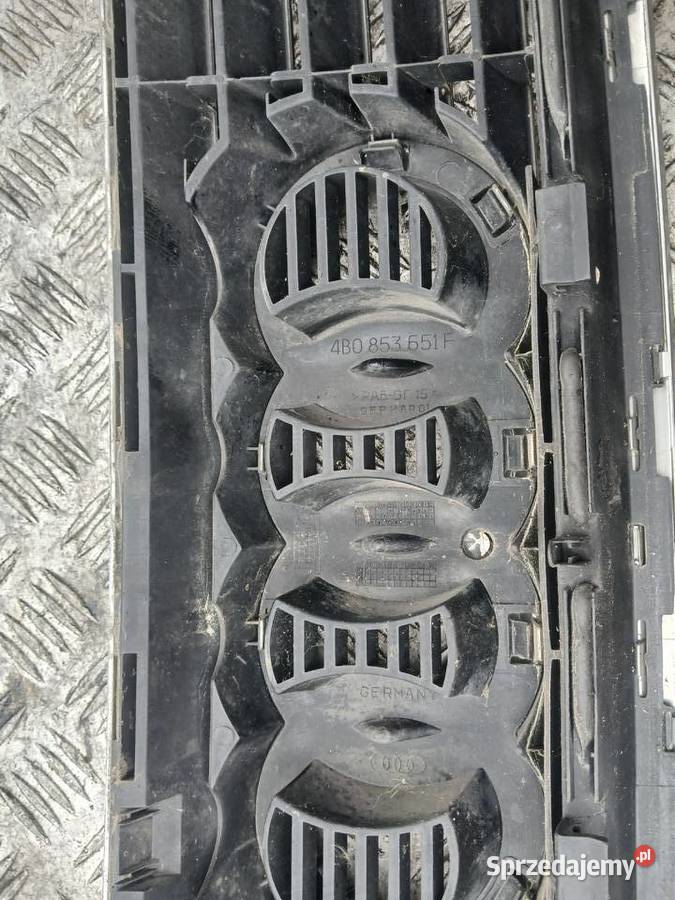 Grill atrapa chrom Audi A6 C5 9705r 4B0853651F Radłów