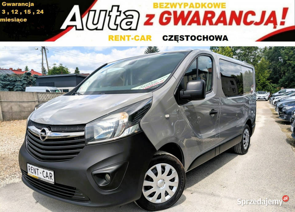 Opel Vivaro 16D 6Osób Holenderka Opłacony furgon śląskie Częstochowa