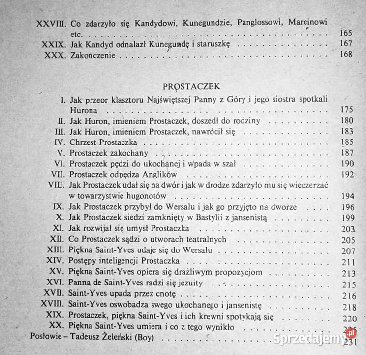 Powiastki filozoficzne Wolter Pozostałe lubelskie Chełm