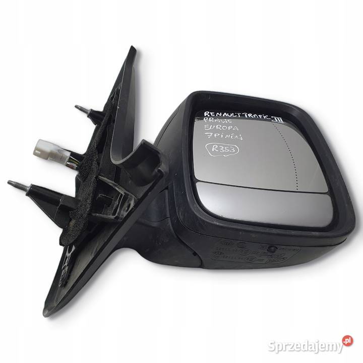 LUSTERKO PRAWE PASAŻERA Renault Trafic III osobowe Chełm