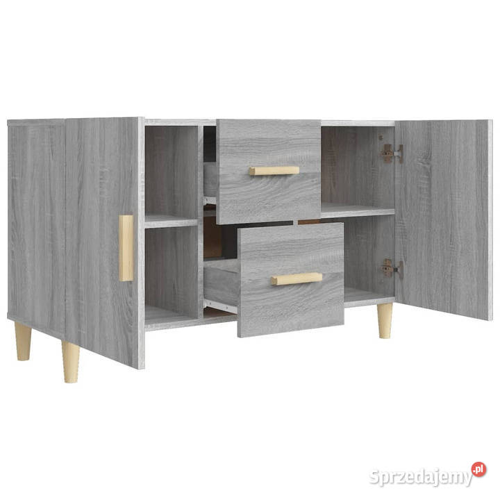 Komoda szary dąb sonoma 100x36x60 materiał Warszawa sprzedam