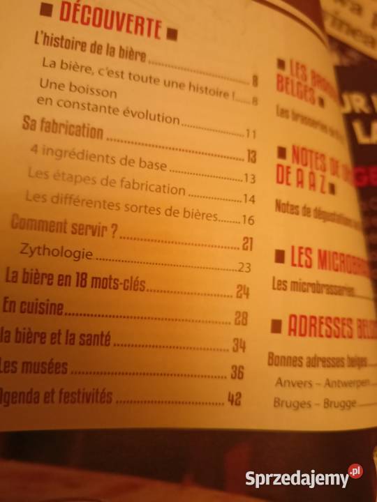 Bieres Belges katalog Warszawa księgarnia