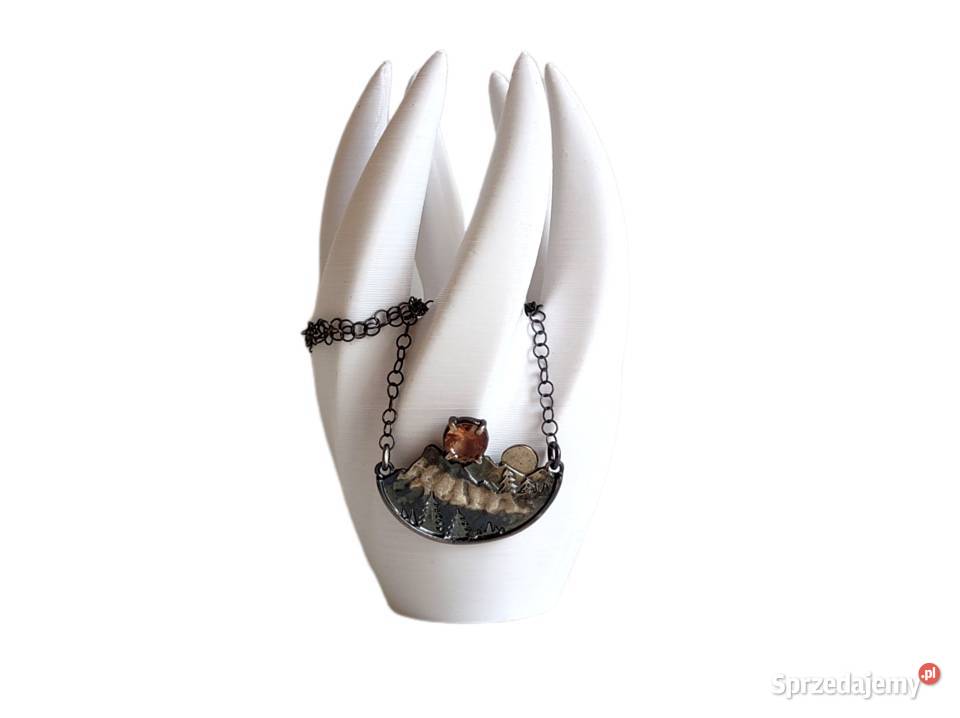 7551 Oksydowany Łańcuszek z Ryngrafem Kędzierzyn-Koźle