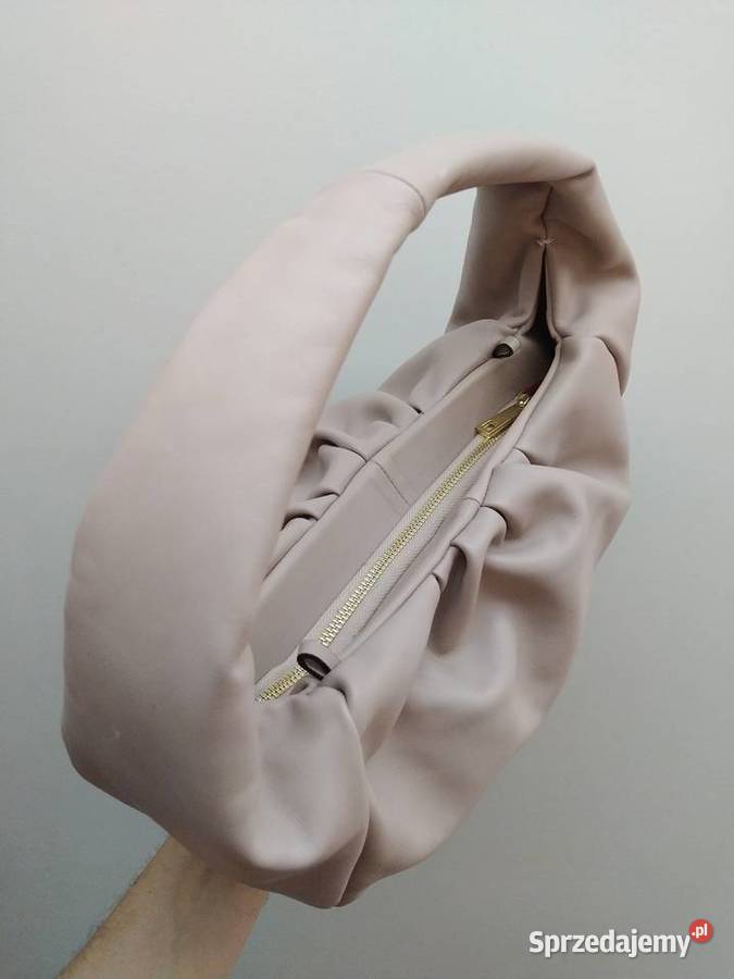 Varlesca Italy torebka damska do ręki na ramię szary/srebrny Kraków