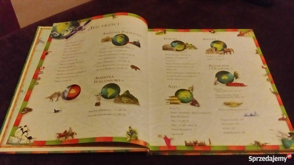 Ilustrowany atlas świata dzieci Rok wydania 1999 Książki dla dzieci sprzedam