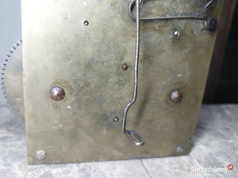 701 Mechanizm starego zegara ściennego HAU pomorskie Tczew