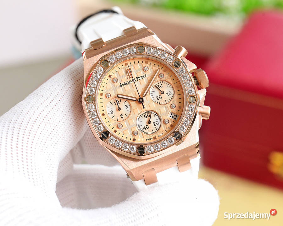 Damski zegarek kwarcowy Audemars Piguet Royal mazowieckie Warszawa