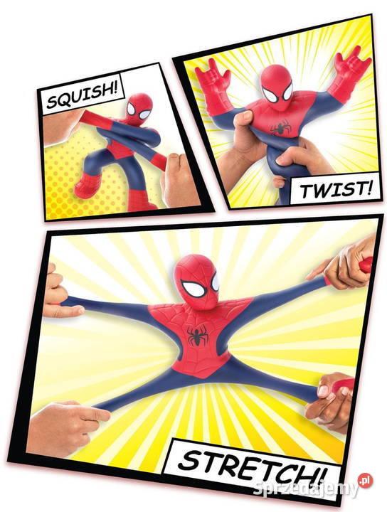 Figurka SPIDERMAN Heroes Of Goo Jit Zu Gniotek 4 lata+ Figurki Mogilany sprzedam
