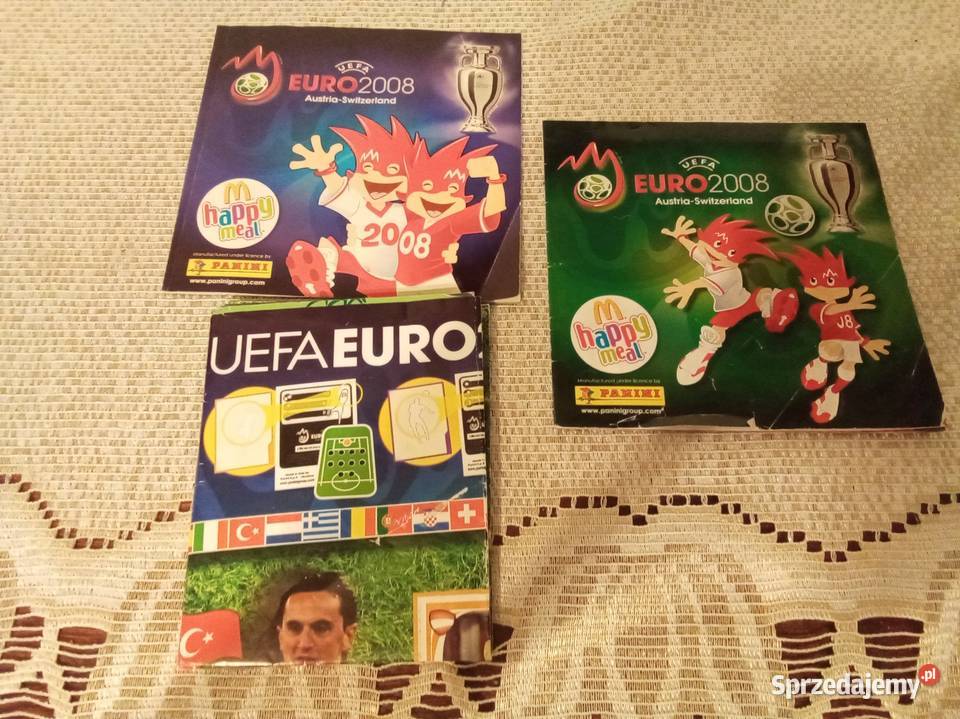2 albumy euro 2008 McDonalds panini i plakat mazowieckie Warszawa