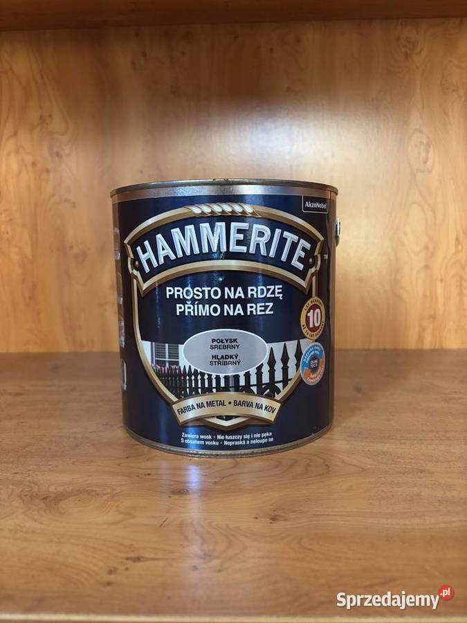 Farby Hammerite srebrny połysk 25l Tczew
