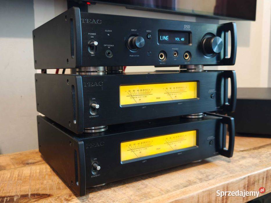 Zestaw stereo Teac UD505 AP505 Wzmacniacze i pokrewne
