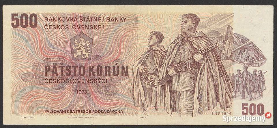 Czechosłowacja 500 koron 1973 Z40 Numizmatyka łódzkie Łódź