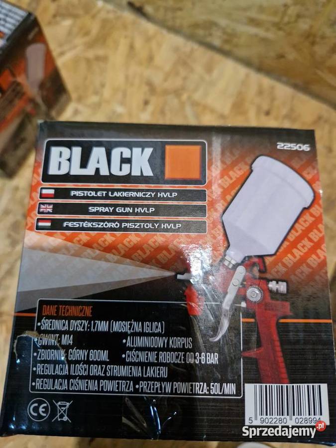 PISTOLET LAKIERNICZY DO MALOWANIA DYSZA 17mm Głogowa