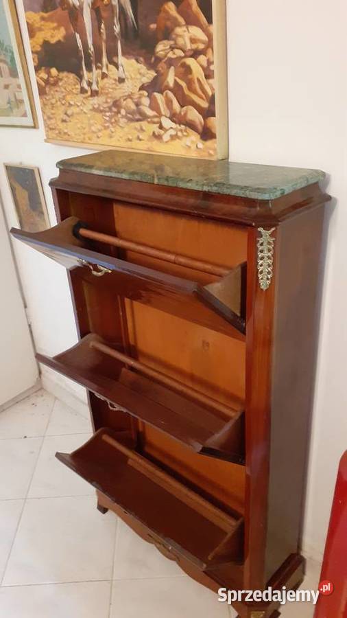 szafka na buty z blatem marmurowym antyk Szafy, regały, półki Łapanów sprzedam