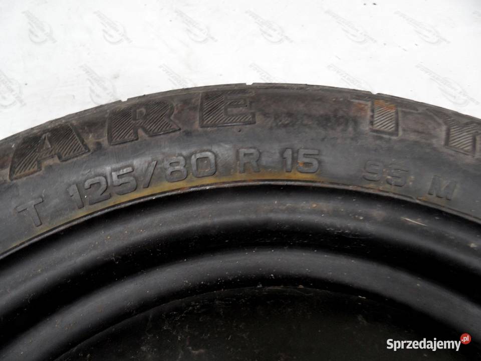 FORD FOCUS MK1 I koło dojazdowe 1258015 95M Opony i felgi