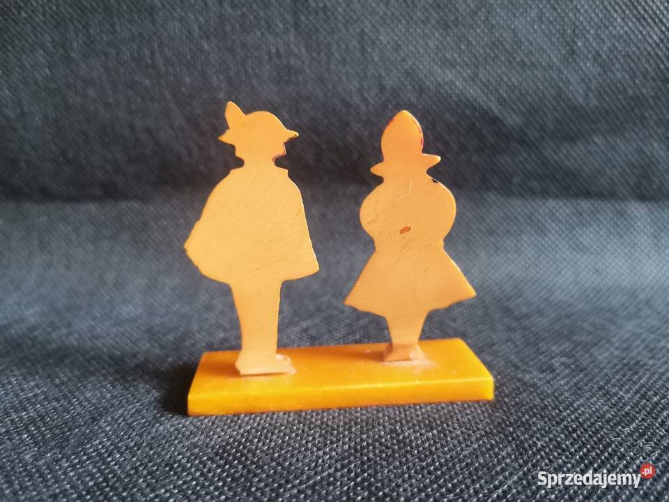 Stary bakelit PRL Góral i Góralka Antyki