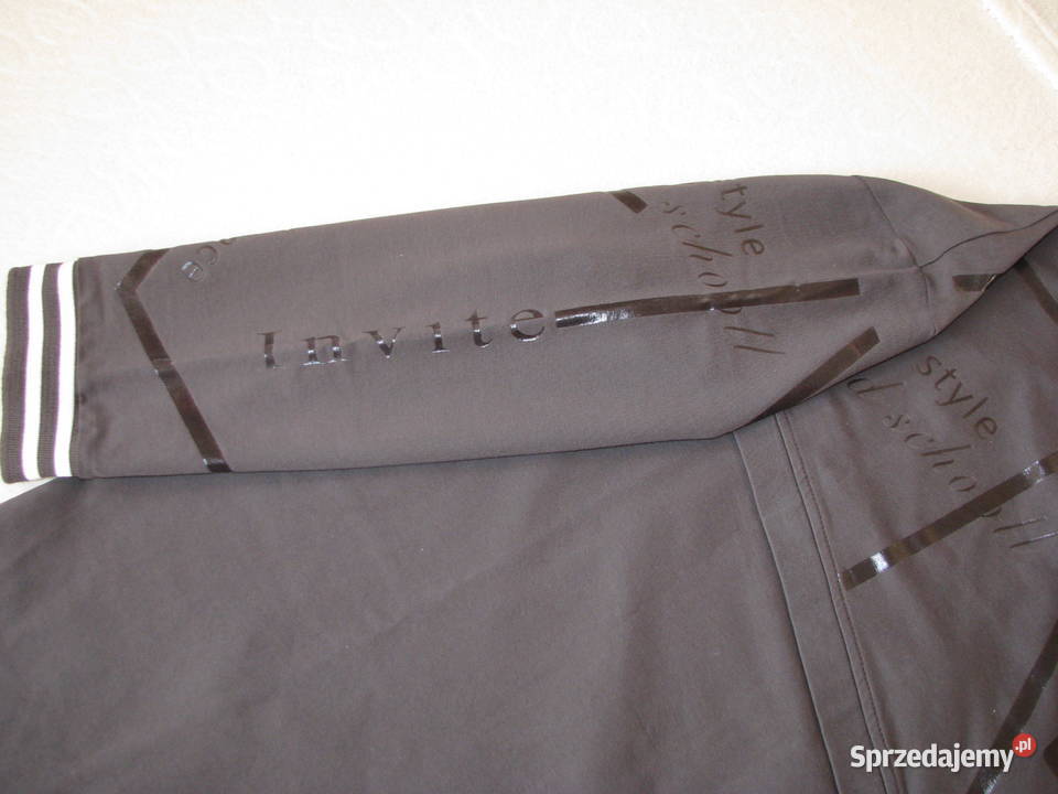 Piękna oliwkowa rozpinana bluza z bawełny ze Brzegi