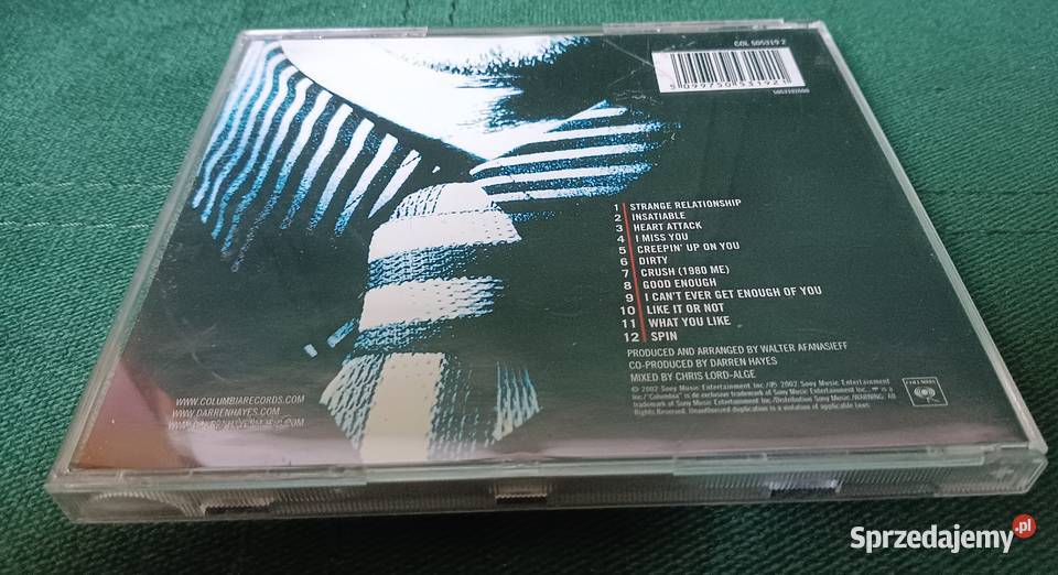 Darren Hayes Spin CD Płyty i kasety