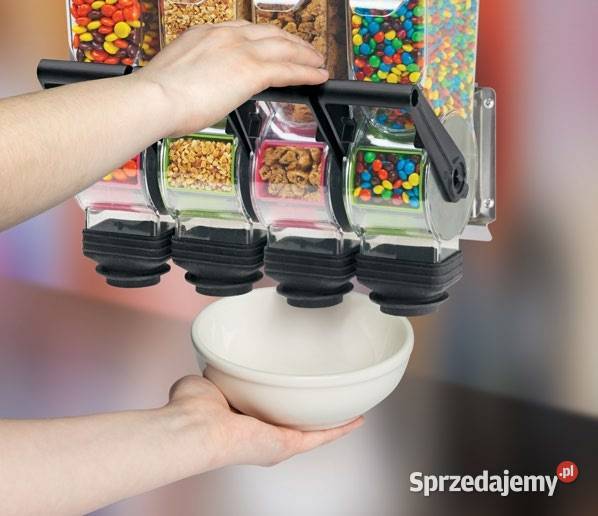 Dyspenser na posypki do lodów 2x2l z półką SLIM Sandomierz