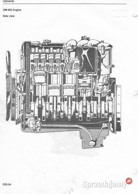 Mercedes OM661 OM662 instrukcja naprawy silnik Kielce