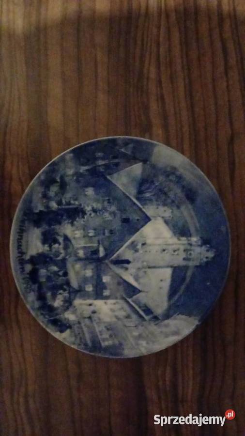 Talerze zdobione Motyw zima lubelskie Lublin