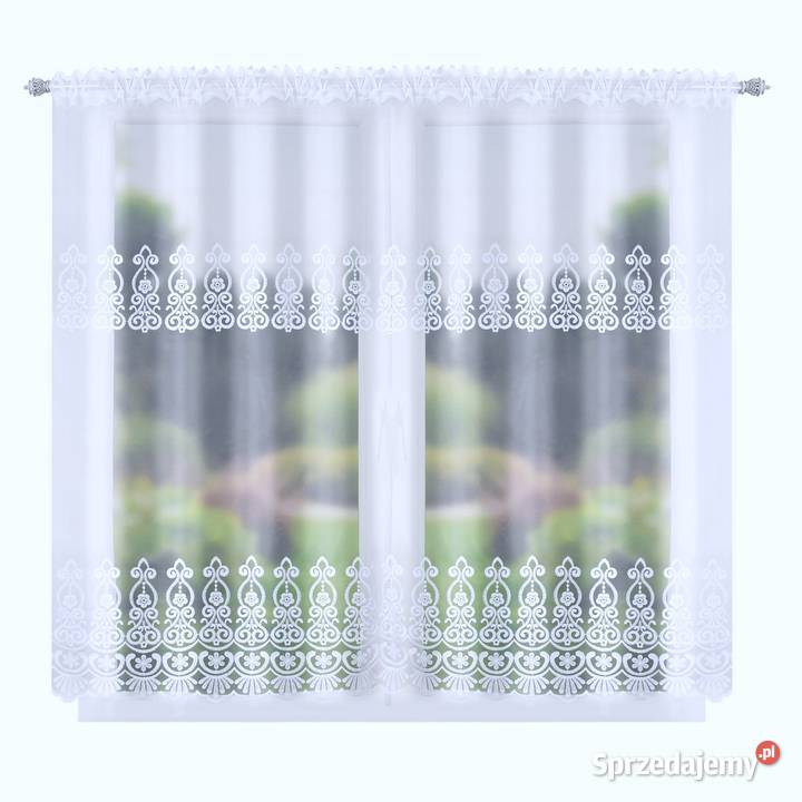 Firana 400x150 Firany do pokoju kuchni markizeta Łomża