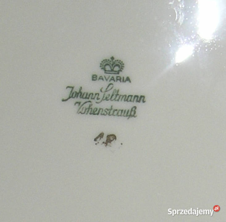 talerz vintage deserowy kolekcjonerski JSeltmann Antyki, Sztuka, Kolekcje Bartków