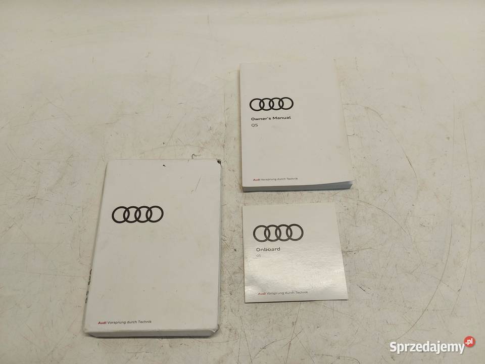 Audi Q5 80A I instrukcja obsługi książka naprawy osobowe