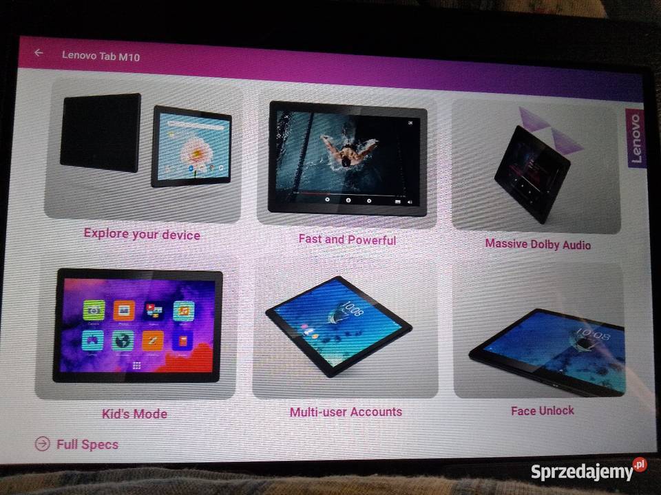 Tablet Lenovo TBX505F wielkopolskie