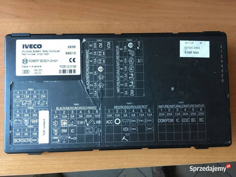 Modul Multiplex Iveco Stralis 41221000 69010 lubuskie Maszewo