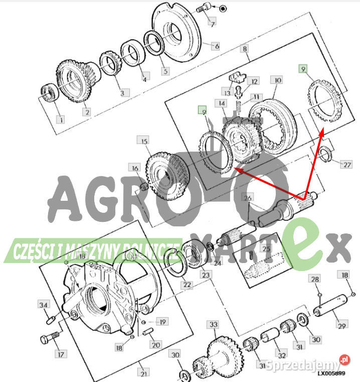 L41023 SYNCHRONIZATOR JD Wichrów sprzedam