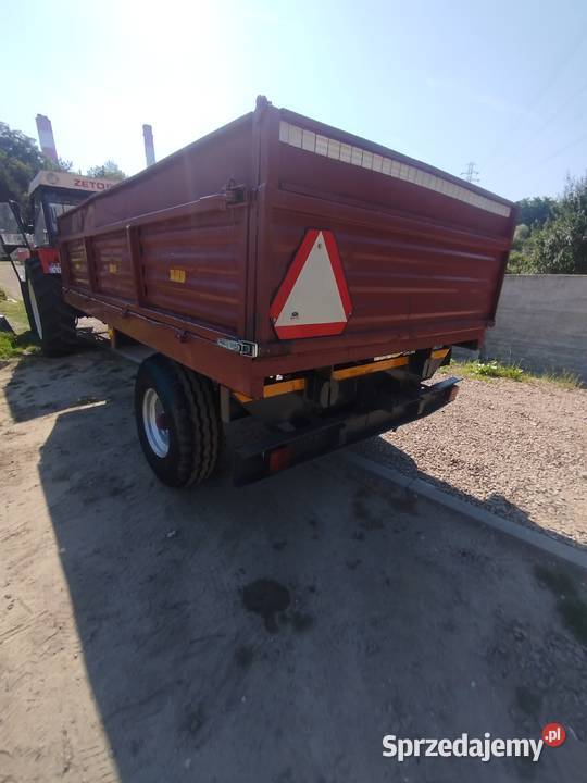 Przyczepa jednoosiowa kiper wywrotka POM Ltd. Skawina