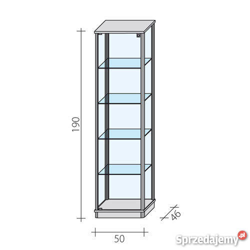 Gablota Szklana vario witryna szklana Kielce
