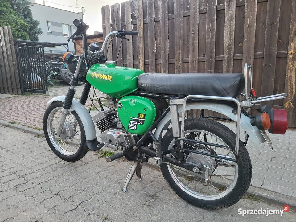 Simson s 51 simson oryginał Rok produkcji 1985 Mogilno sprzedam