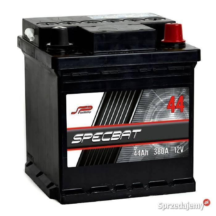 Akumulator SPECBAT 44Ah 380A EN Kostka PRAWY